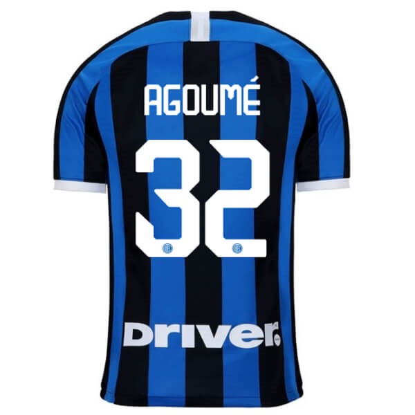 Camiseta Inter De Milán NO.32 Agoumé Replica Primera Ropa 2019/20 Azul